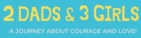 2 dads and three girls website logo'